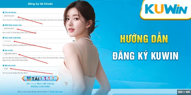 Hướng dẫn đăng ký Kuwin nhanh chóng