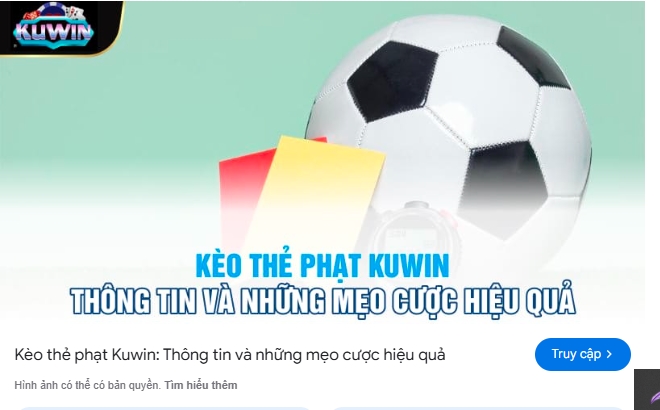 Lưu ý đặc biệt khi cược Kèo thẻ phạt Kuwin